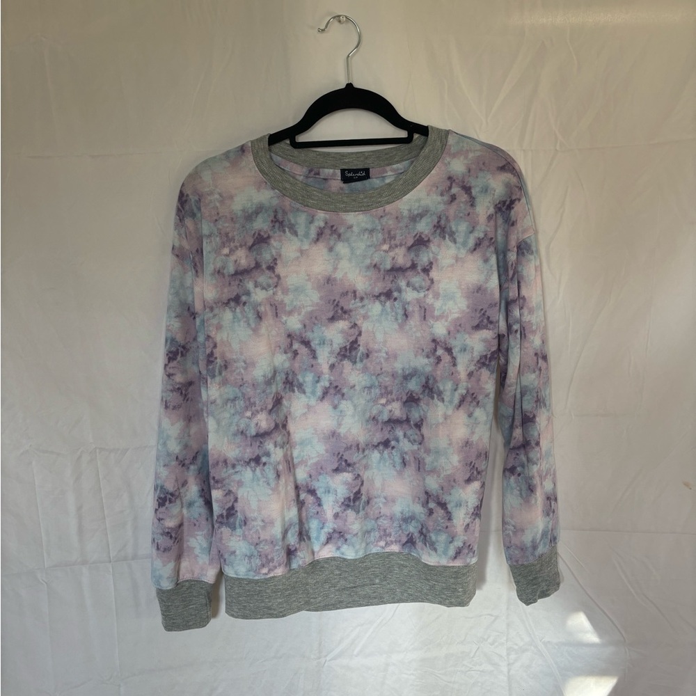 Splendid Pastel Tie-Dye Shirt and Pants Set